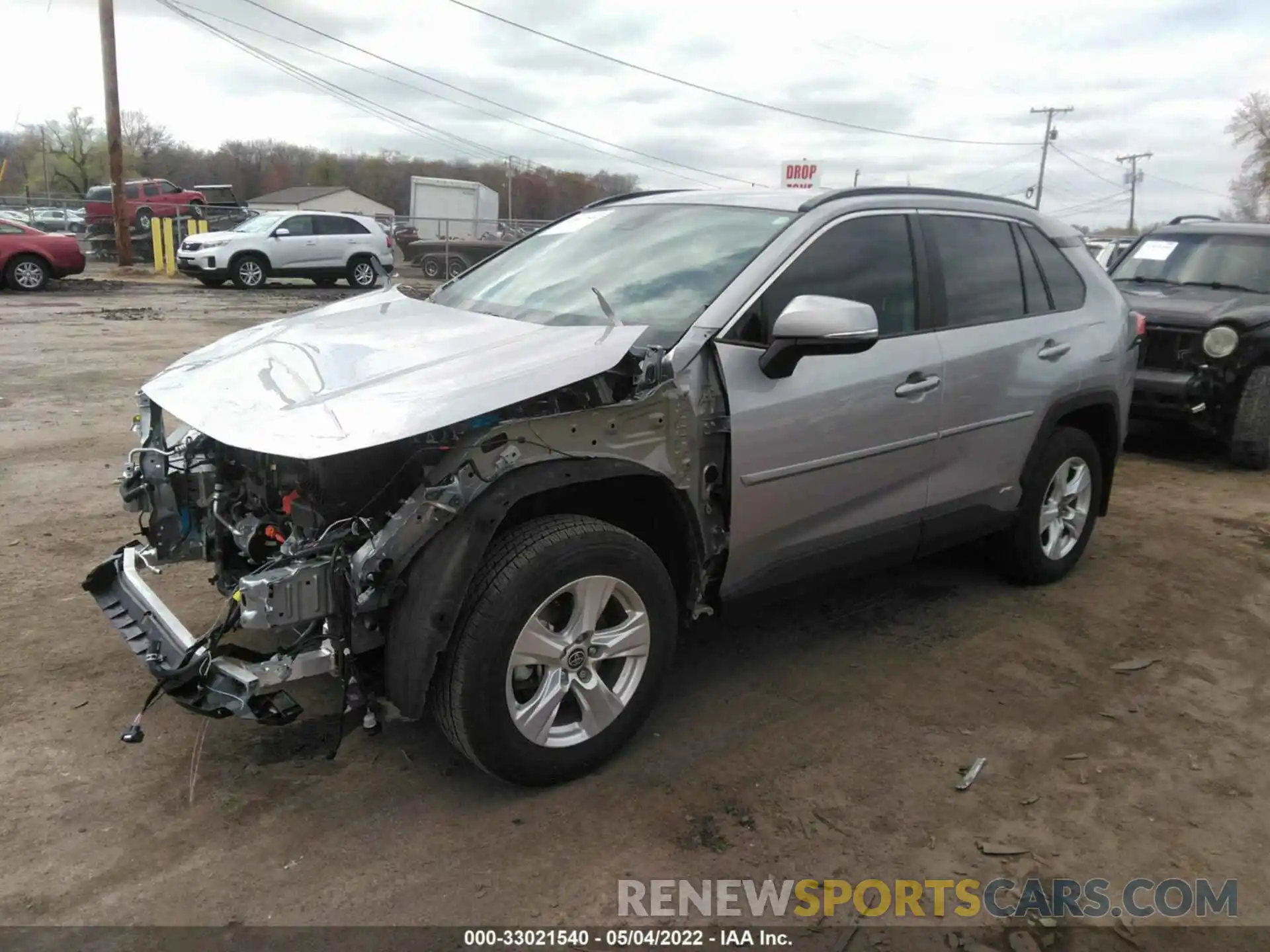 2 Photograph of a damaged car 4T3RWRFV4MU043691 TOYOTA RAV4 2021