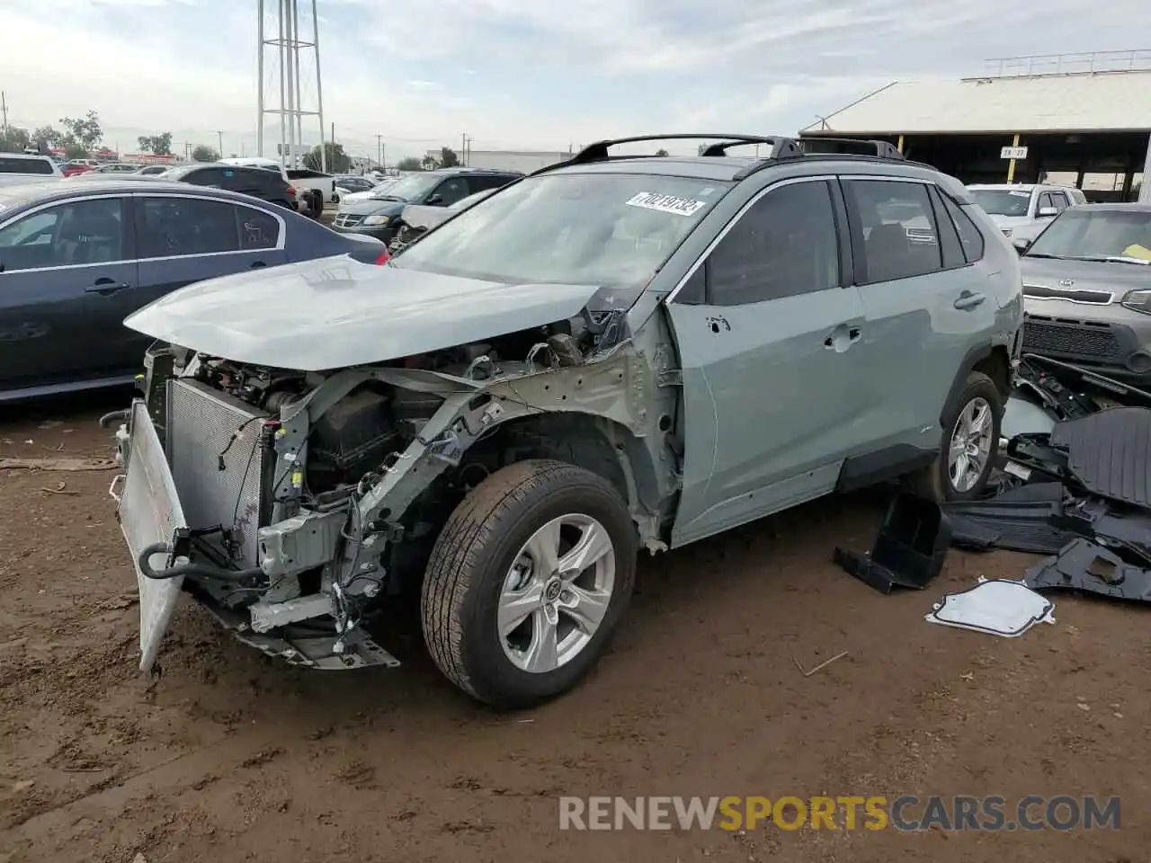 1 Photograph of a damaged car 4T3RWRFV4MU044601 TOYOTA RAV4 2021