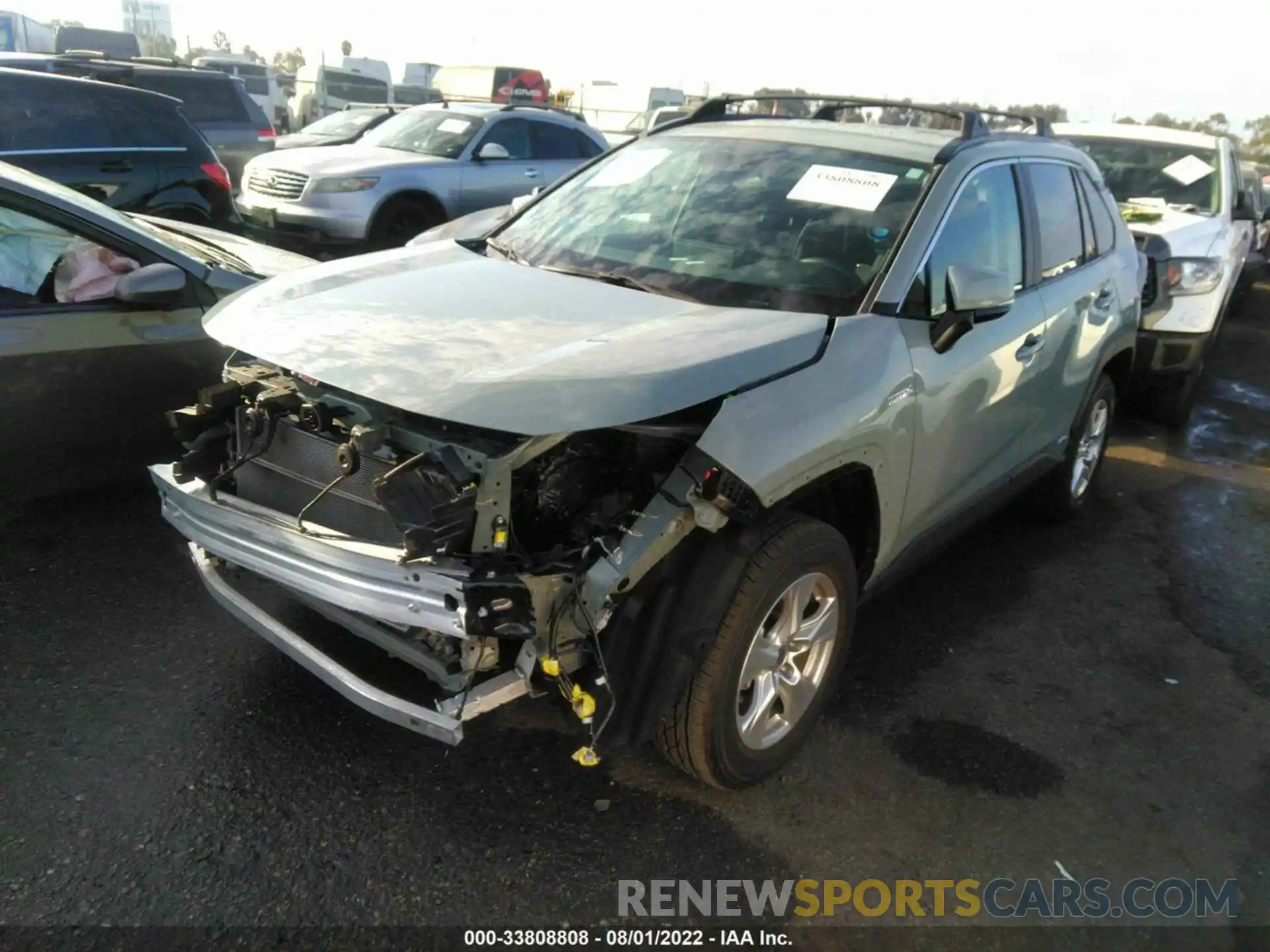 2 Photograph of a damaged car 4T3RWRFV4MU047790 TOYOTA RAV4 2021