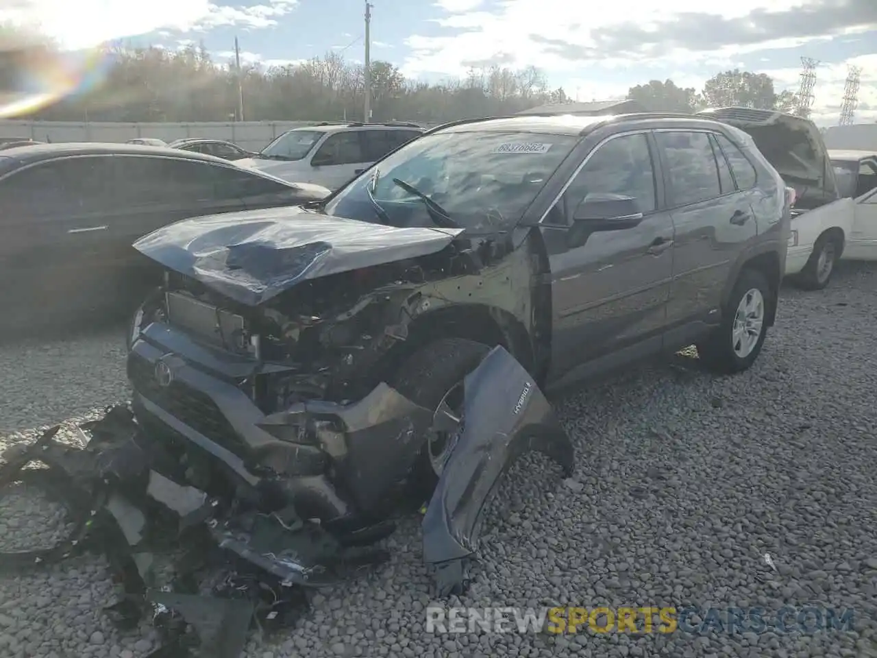 1 Photograph of a damaged car 4T3RWRFV5MU023613 TOYOTA RAV4 2021