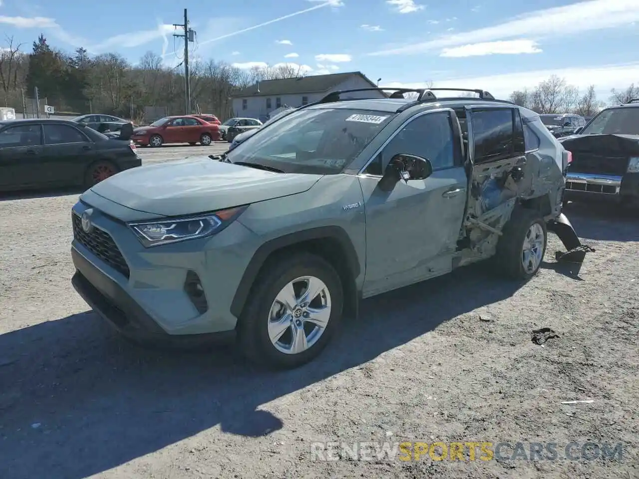 1 Photograph of a damaged car 4T3RWRFV5MU025314 TOYOTA RAV4 2021