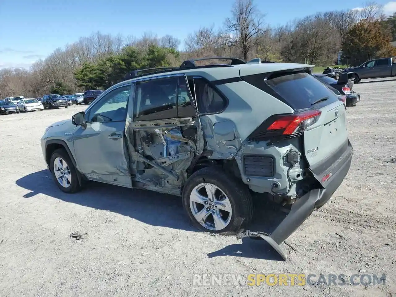 2 Photograph of a damaged car 4T3RWRFV5MU025314 TOYOTA RAV4 2021