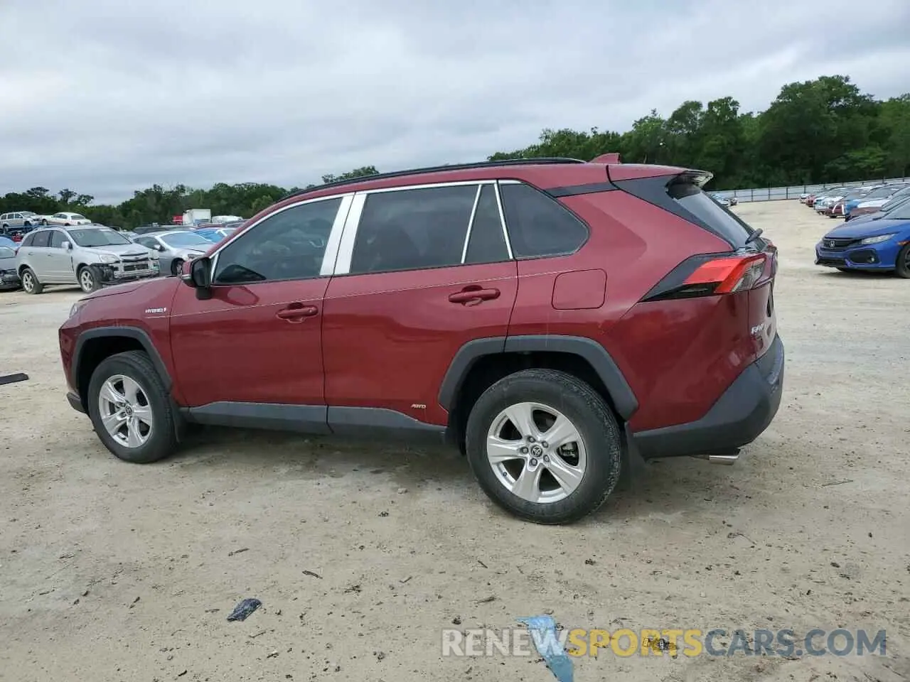 2 Photograph of a damaged car 4T3RWRFV5MU036006 TOYOTA RAV4 2021