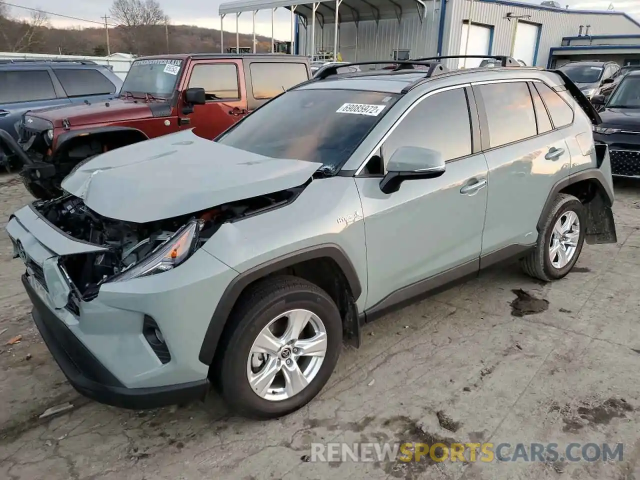 1 Photograph of a damaged car 4T3RWRFV6MU034121 TOYOTA RAV4 2021