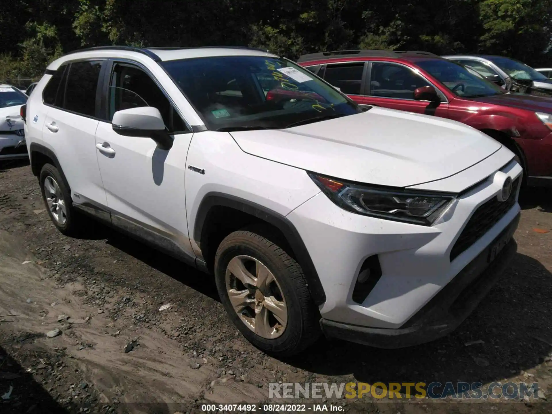 1 Photograph of a damaged car 4T3RWRFV6MU036550 TOYOTA RAV4 2021