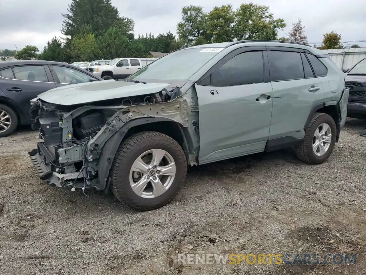 1 Photograph of a damaged car 4T3RWRFV7MU030854 TOYOTA RAV4 2021