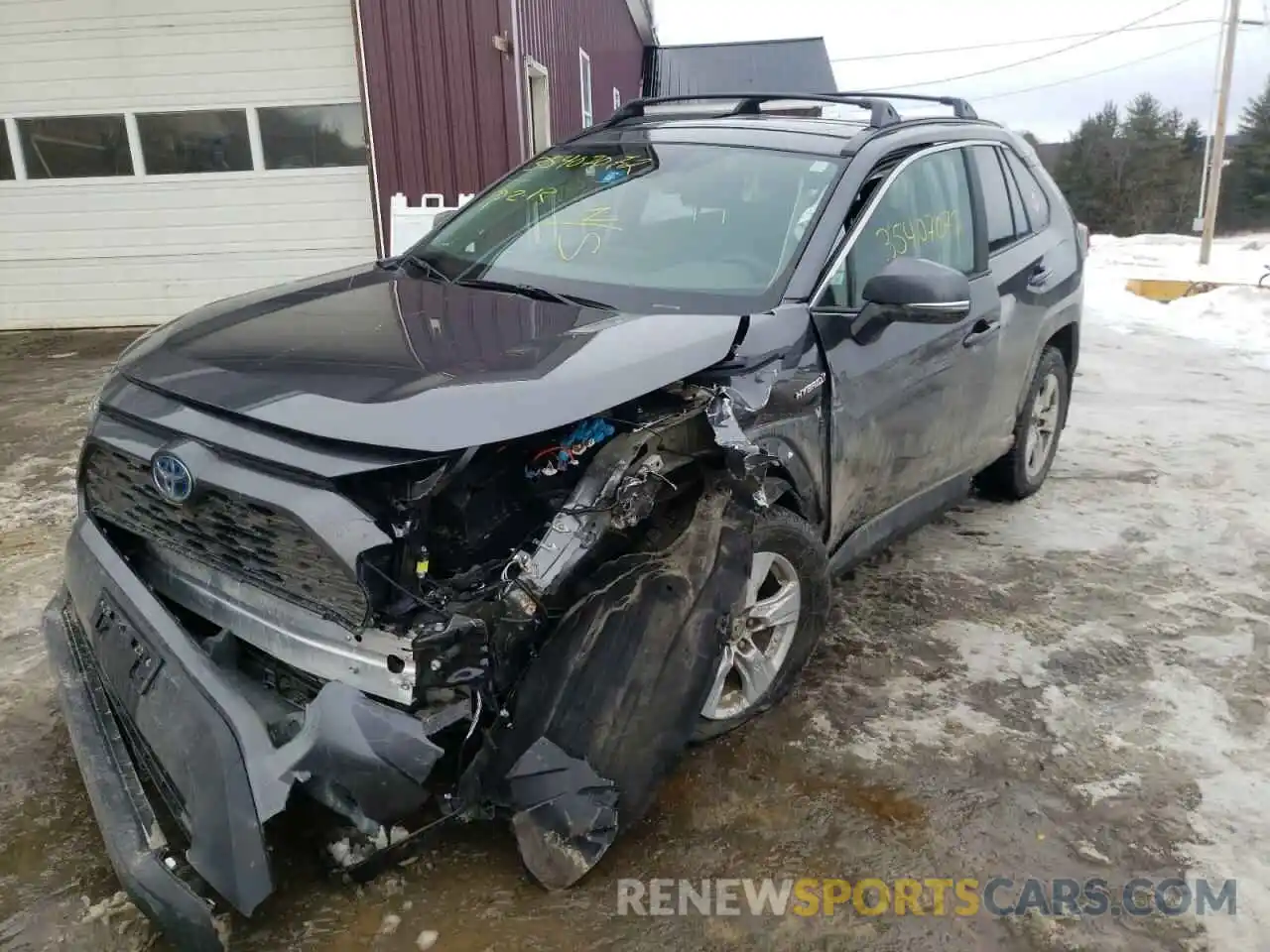 2 Photograph of a damaged car 4T3RWRFV7MU033107 TOYOTA RAV4 2021