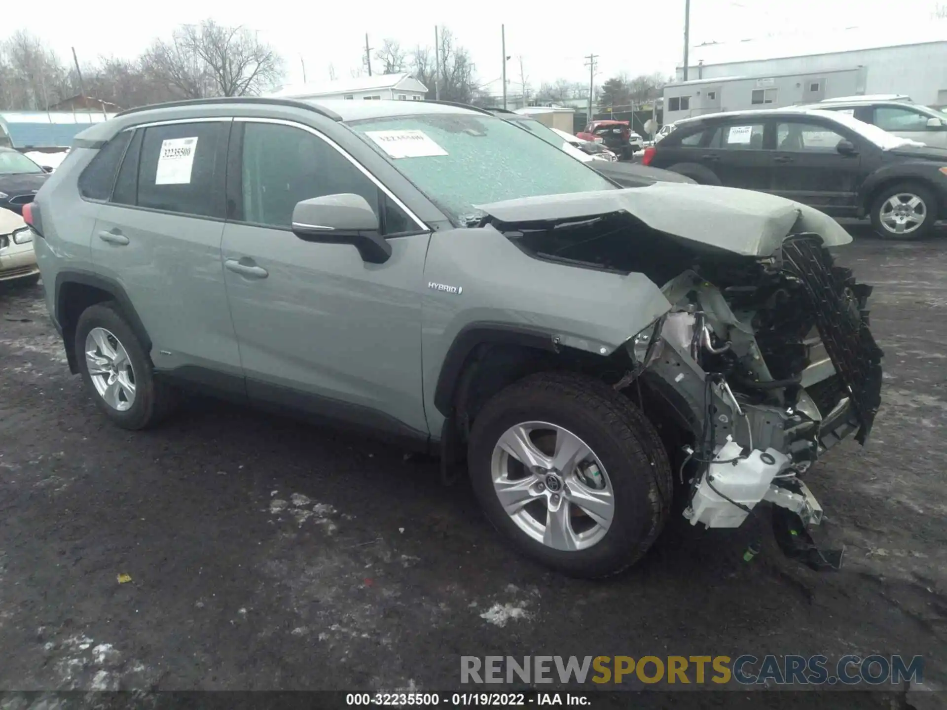 1 Photograph of a damaged car 4T3RWRFV7MU037464 TOYOTA RAV4 2021