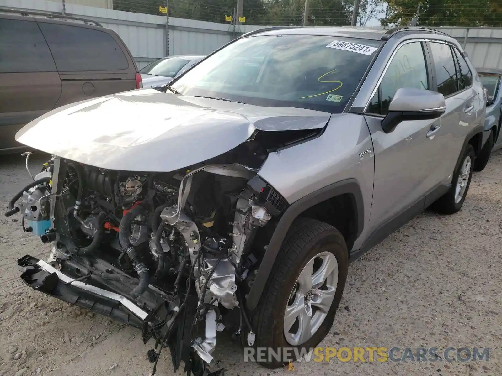 2 Photograph of a damaged car 4T3RWRFV8MU012704 TOYOTA RAV4 2021