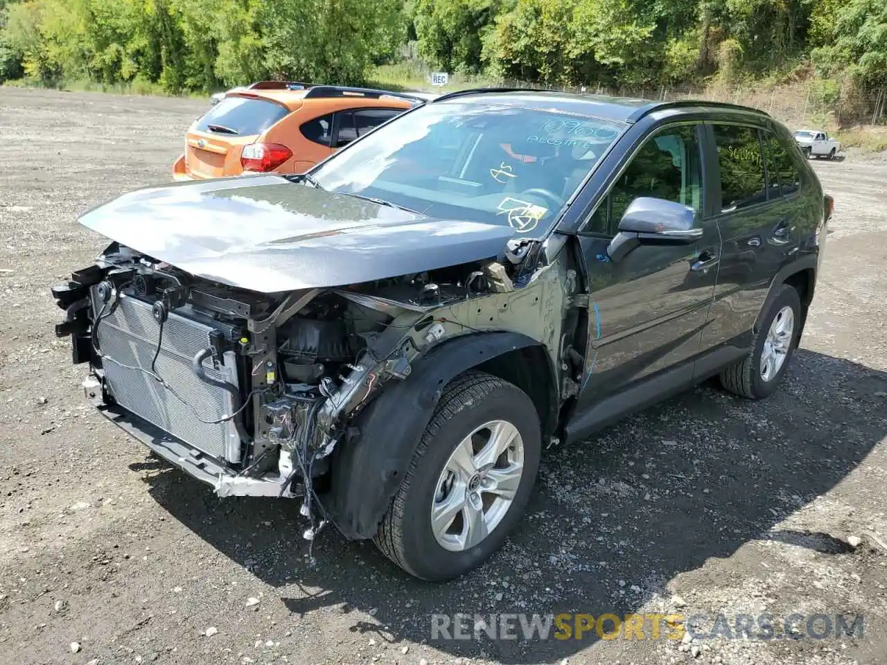 2 Photograph of a damaged car 4T3RWRFV8MU028465 TOYOTA RAV4 2021