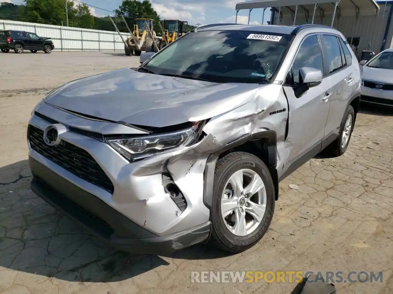 2 Photograph of a damaged car 4T3RWRFV8MU040261 TOYOTA RAV4 2021