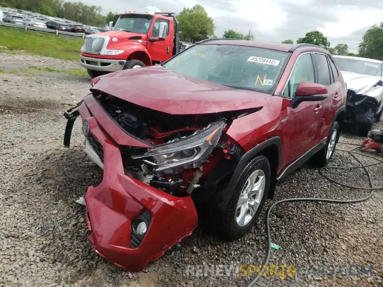 2 Photograph of a damaged car 4T3RWRFV9MU014381 TOYOTA RAV4 2021