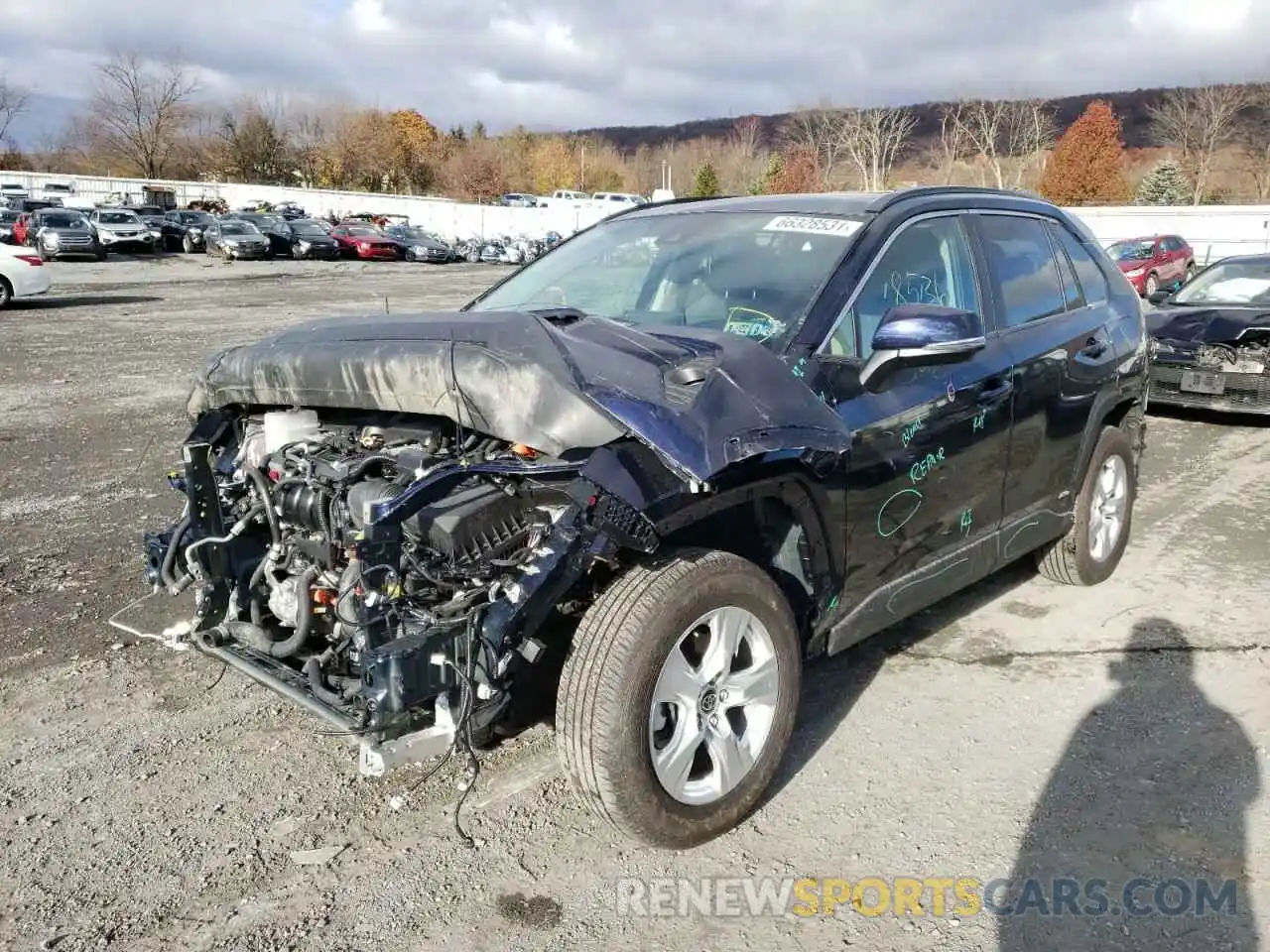 2 Photograph of a damaged car 4T3RWRFVXMU014096 TOYOTA RAV4 2021