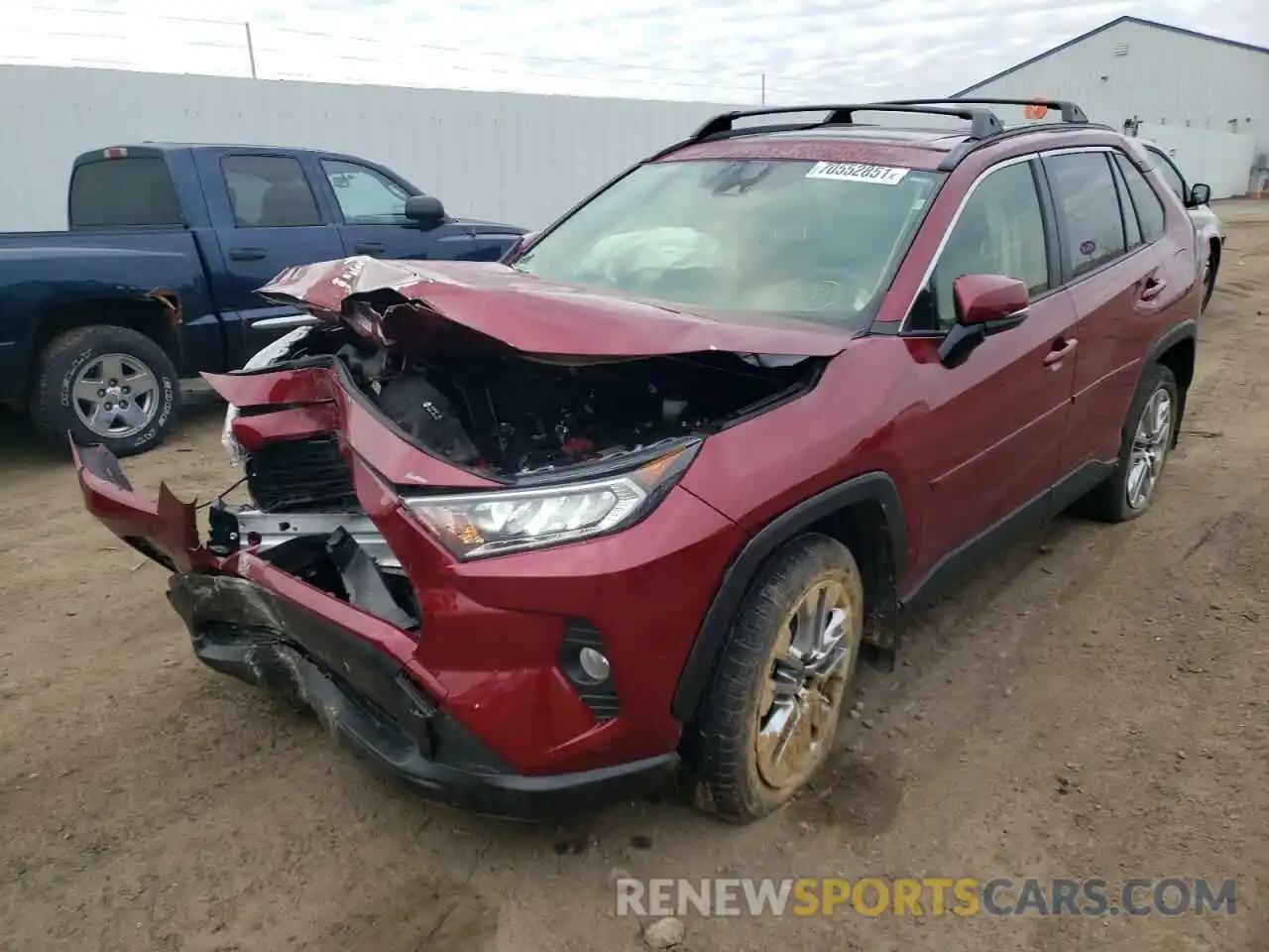 2 Photograph of a damaged car JTMA1RFV1MD072932 TOYOTA RAV4 2021