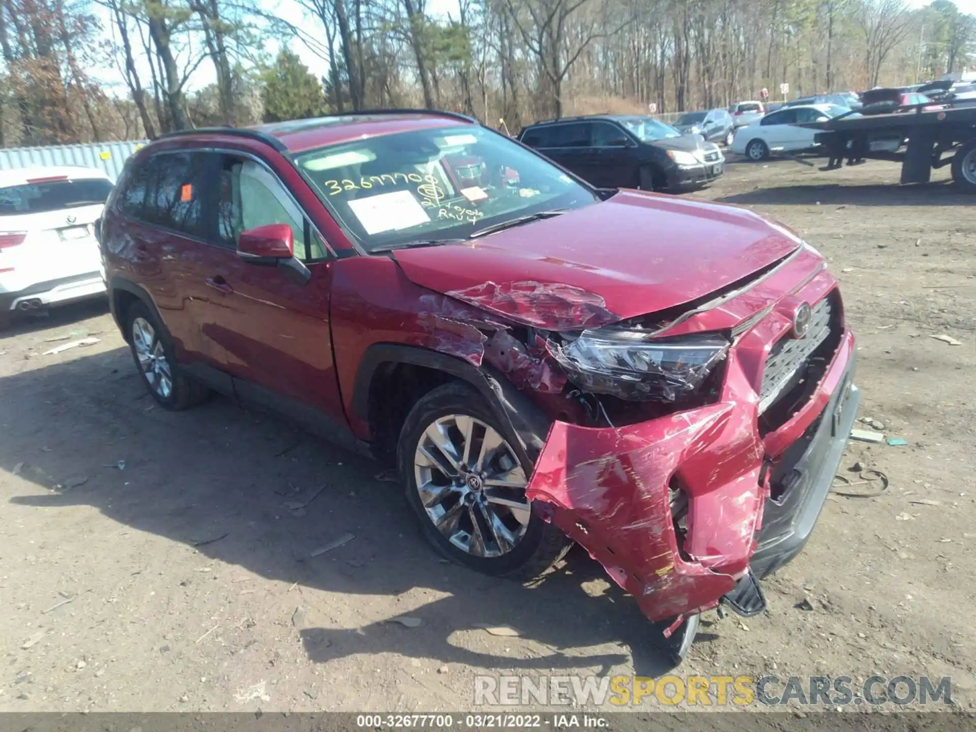 1 Photograph of a damaged car JTMA1RFV2MD074706 TOYOTA RAV4 2021