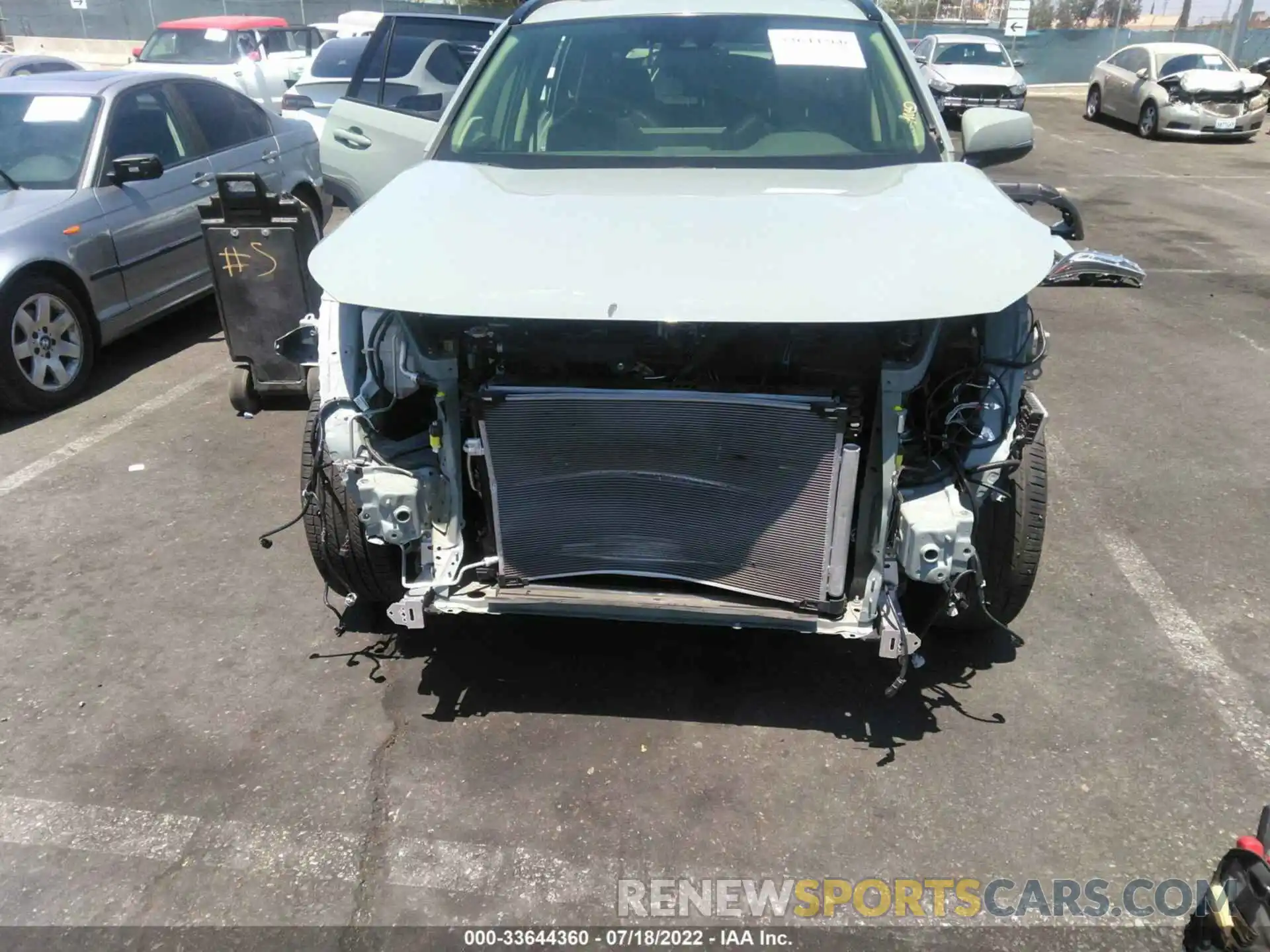 6 Photograph of a damaged car JTMA1RFV3MD077341 TOYOTA RAV4 2021