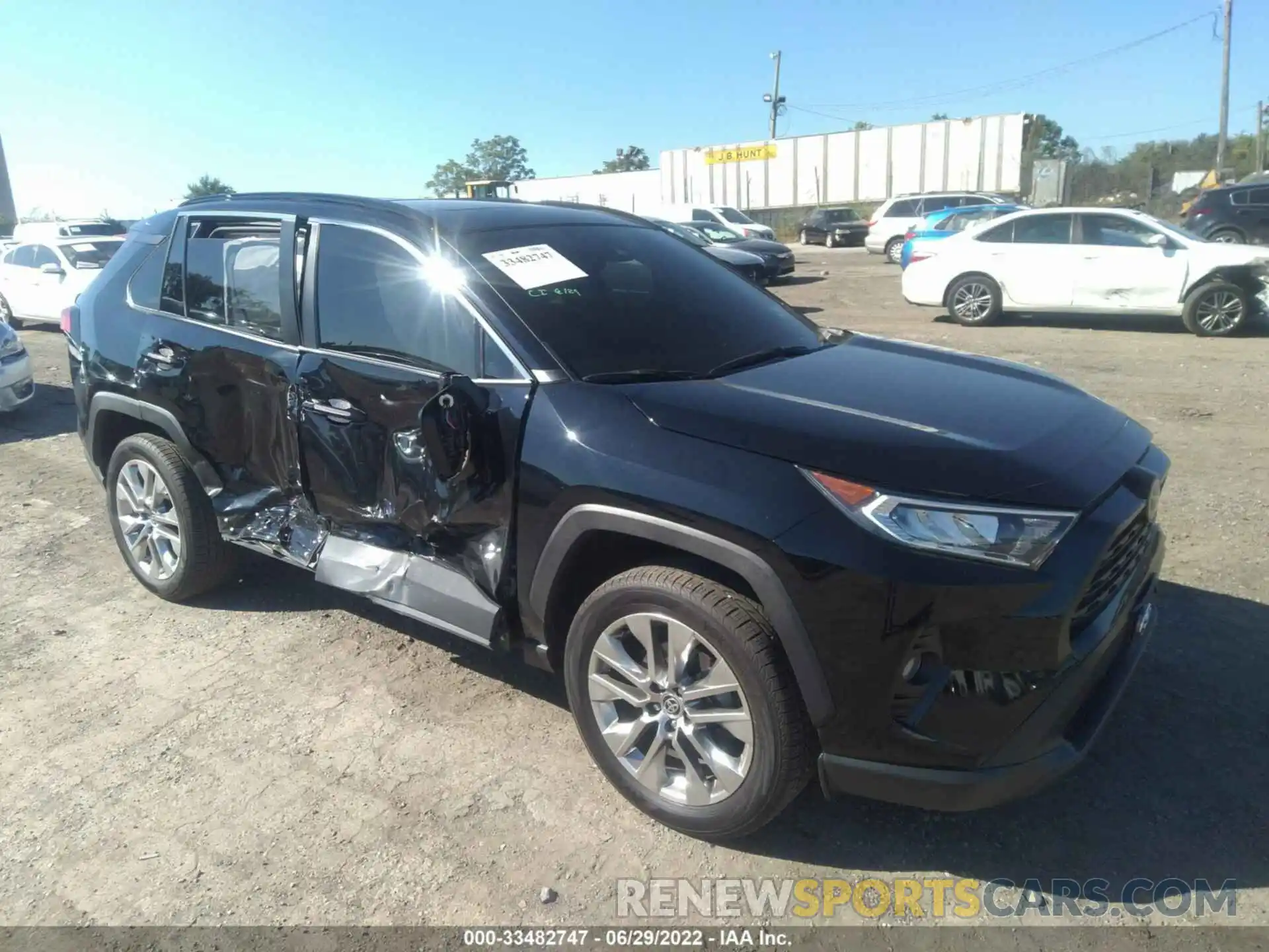 1 Photograph of a damaged car JTMA1RFV4MD076523 TOYOTA RAV4 2021