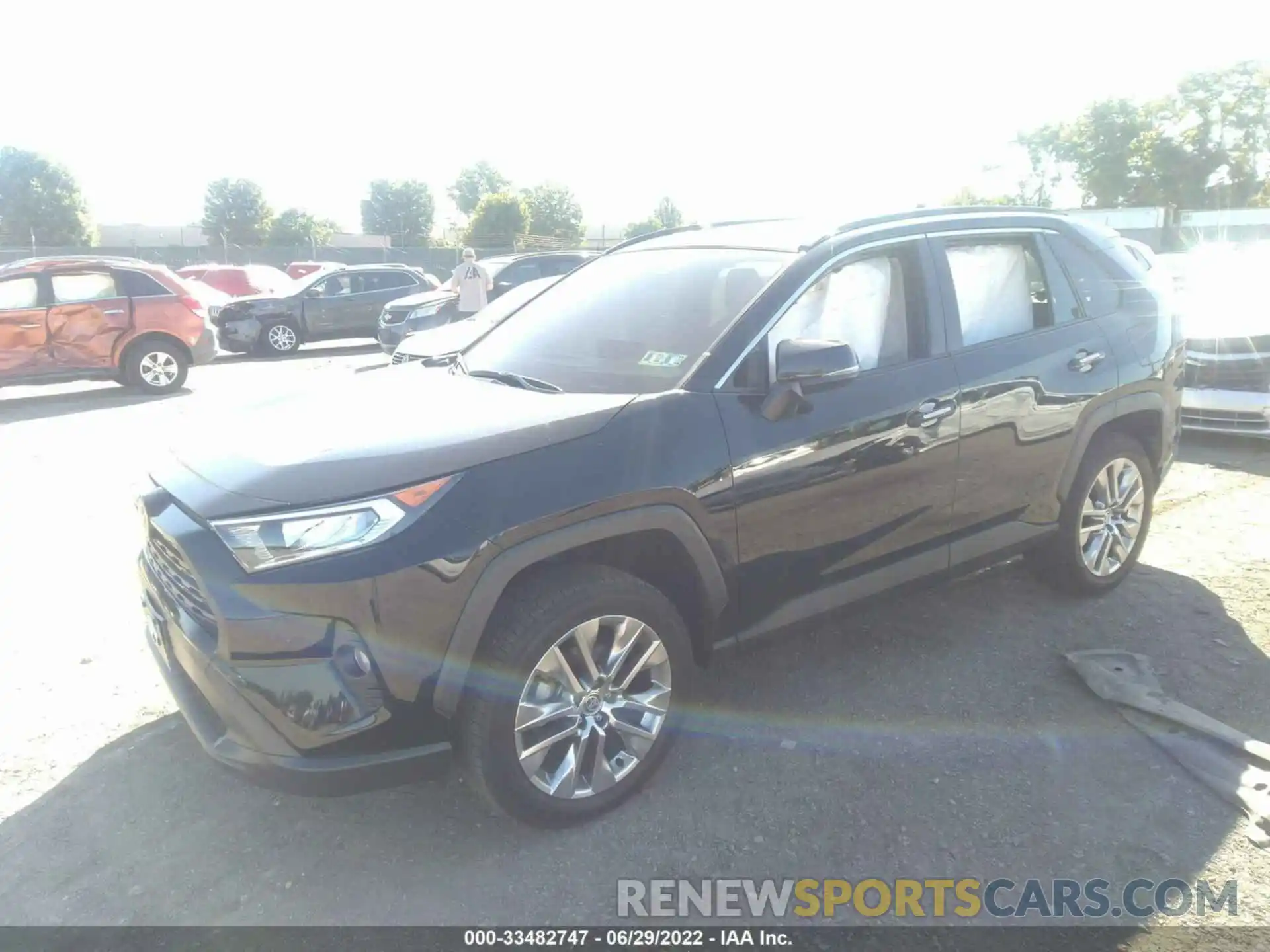 2 Photograph of a damaged car JTMA1RFV4MD076523 TOYOTA RAV4 2021