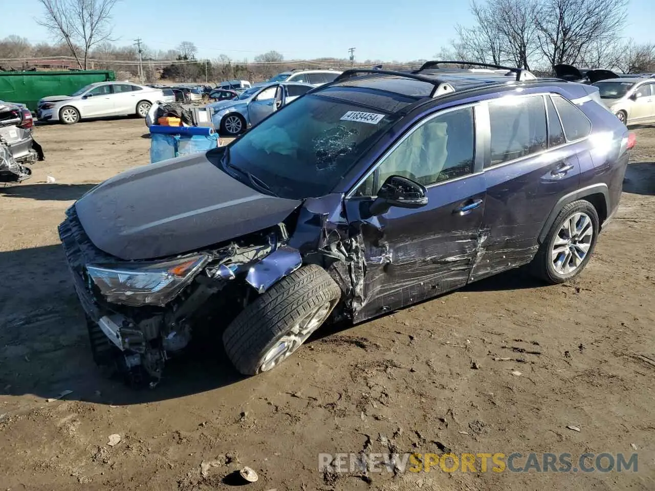 1 Photograph of a damaged car JTMA1RFV5MD074019 TOYOTA RAV4 2021