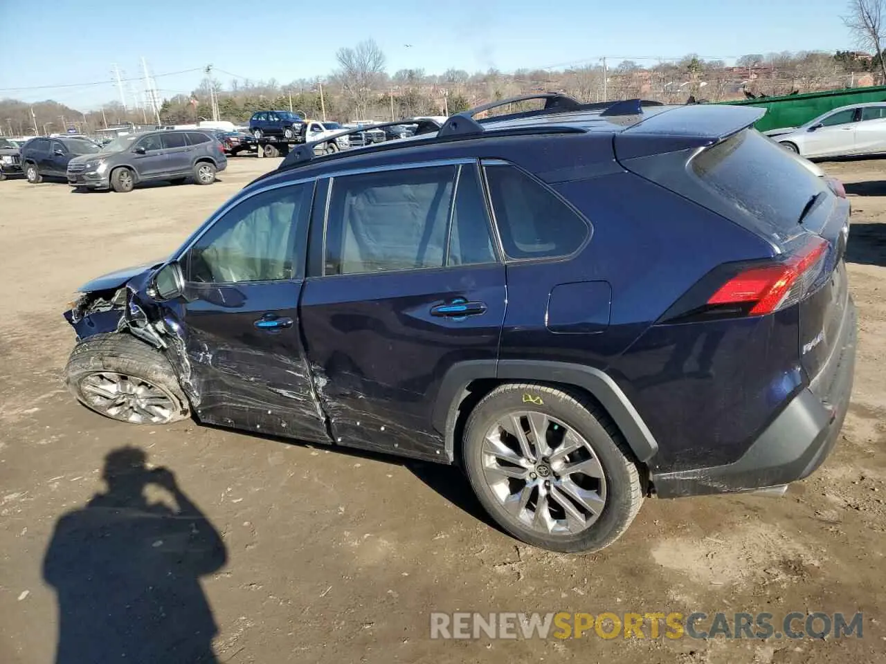 2 Photograph of a damaged car JTMA1RFV5MD074019 TOYOTA RAV4 2021