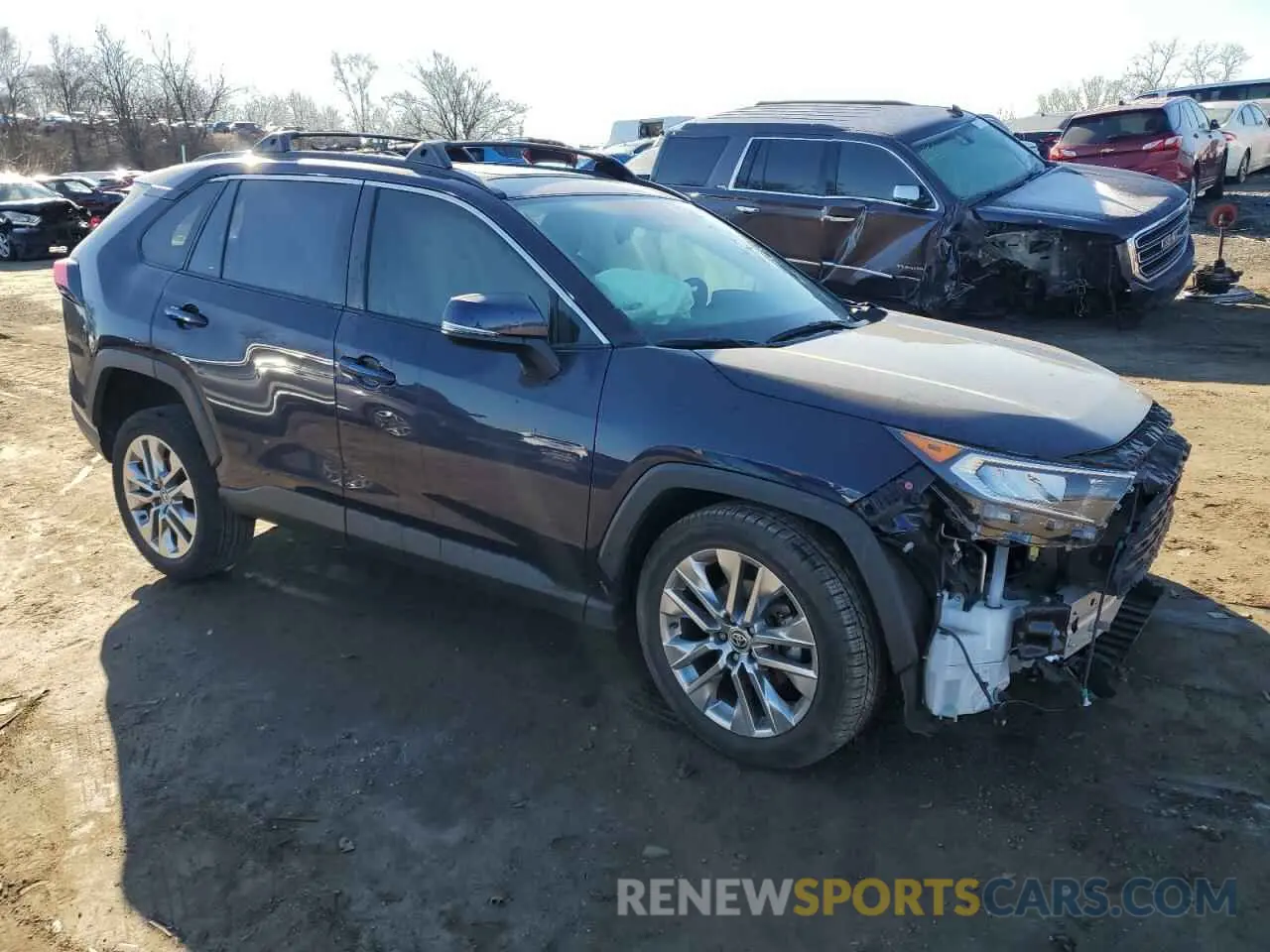 4 Photograph of a damaged car JTMA1RFV5MD074019 TOYOTA RAV4 2021