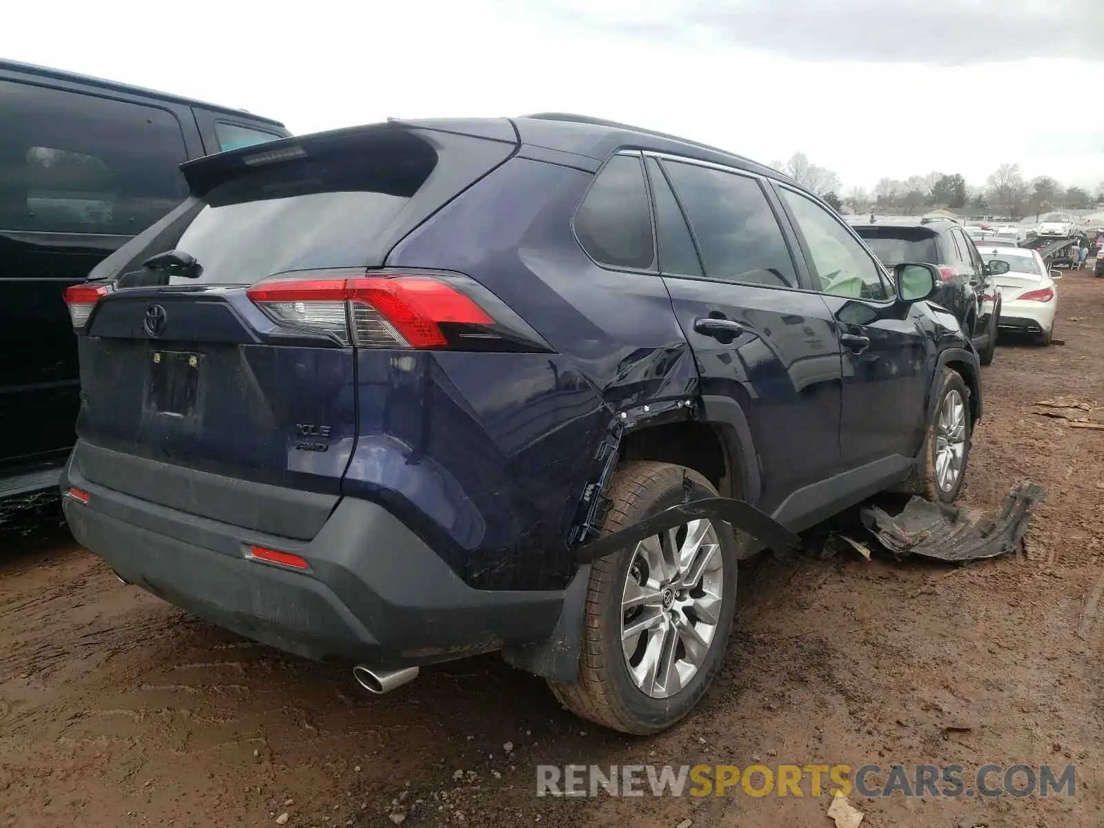 4 Photograph of a damaged car JTMA1RFV7MD073650 TOYOTA RAV4 2021