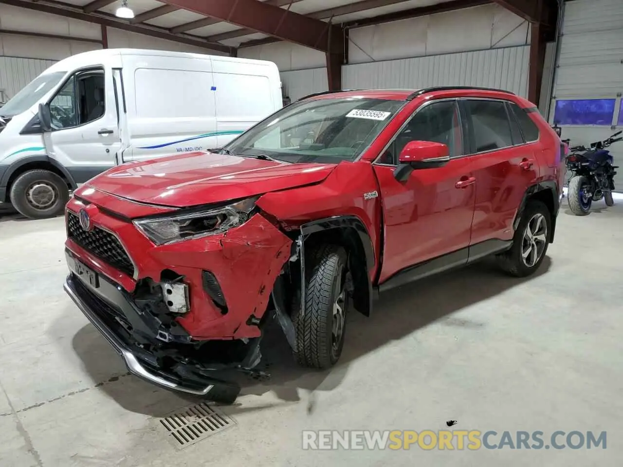 1 Photograph of a damaged car JTMAB3FV9MD036903 TOYOTA RAV4 2021