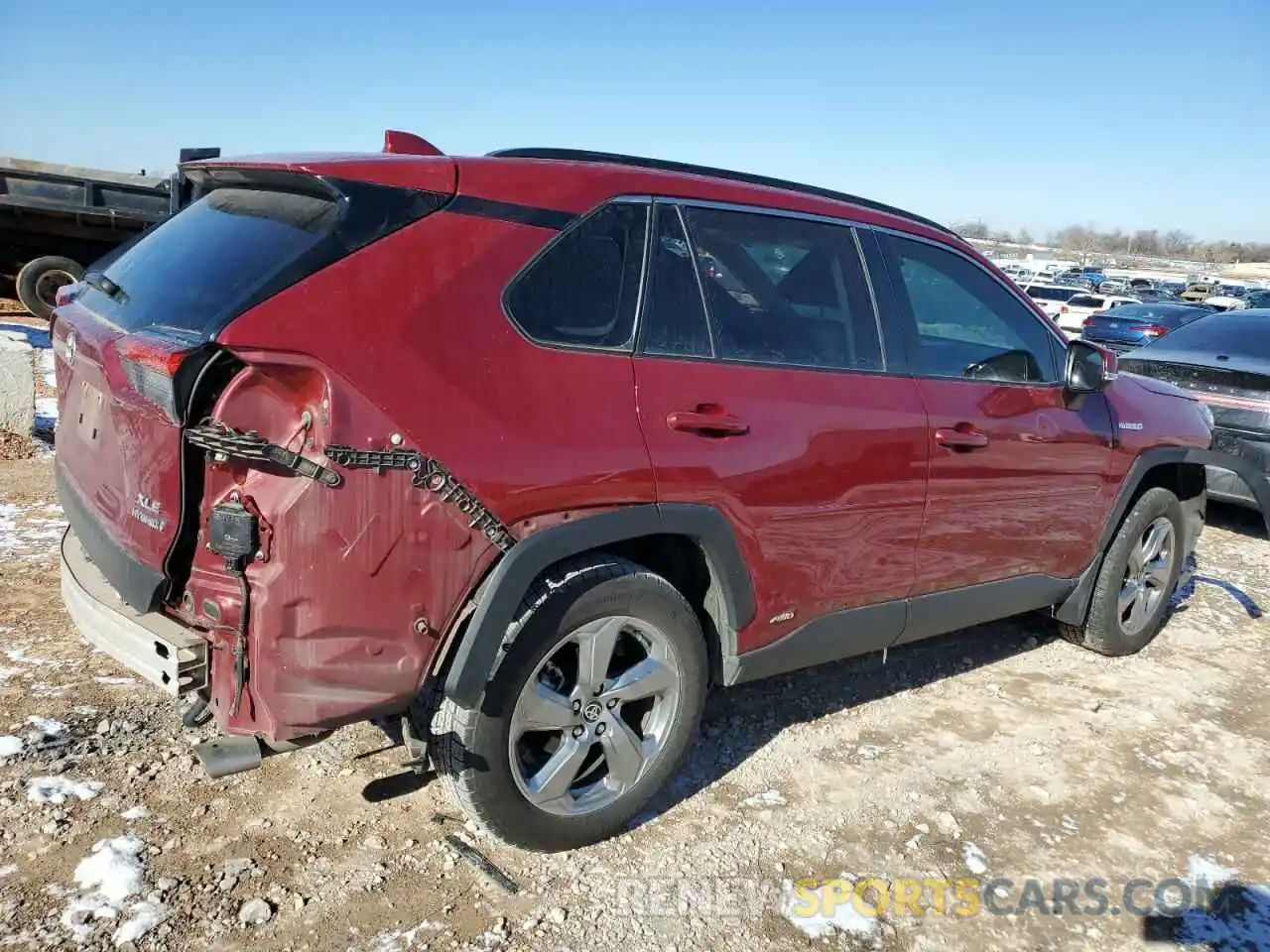 3 Photograph of a damaged car JTMB6RFV0MD020892 TOYOTA RAV4 2021