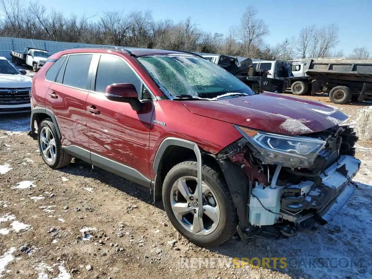 4 Photograph of a damaged car JTMB6RFV0MD020892 TOYOTA RAV4 2021