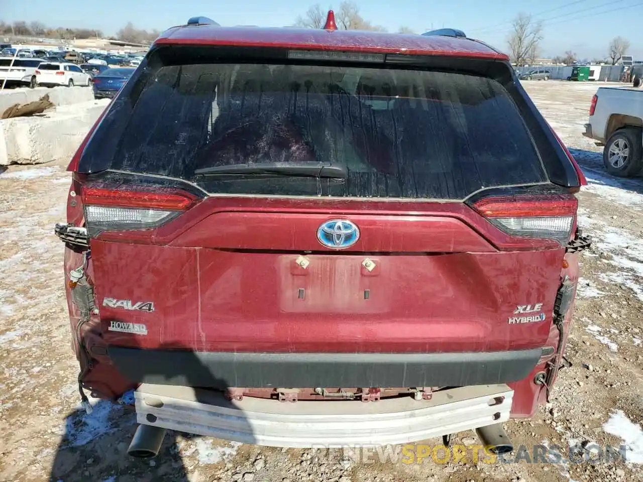 6 Photograph of a damaged car JTMB6RFV0MD020892 TOYOTA RAV4 2021