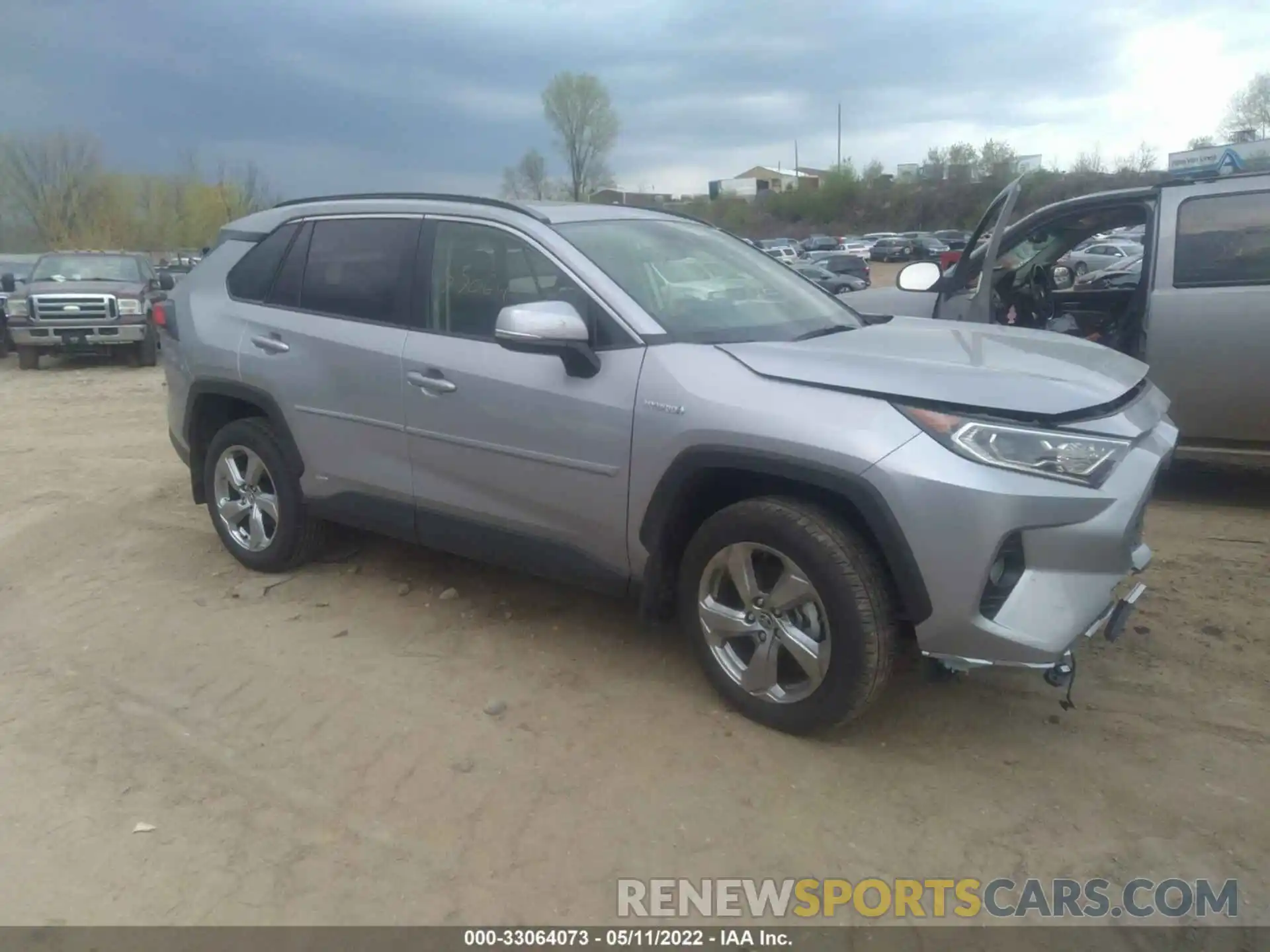 1 Photograph of a damaged car JTMB6RFV0MD033125 TOYOTA RAV4 2021