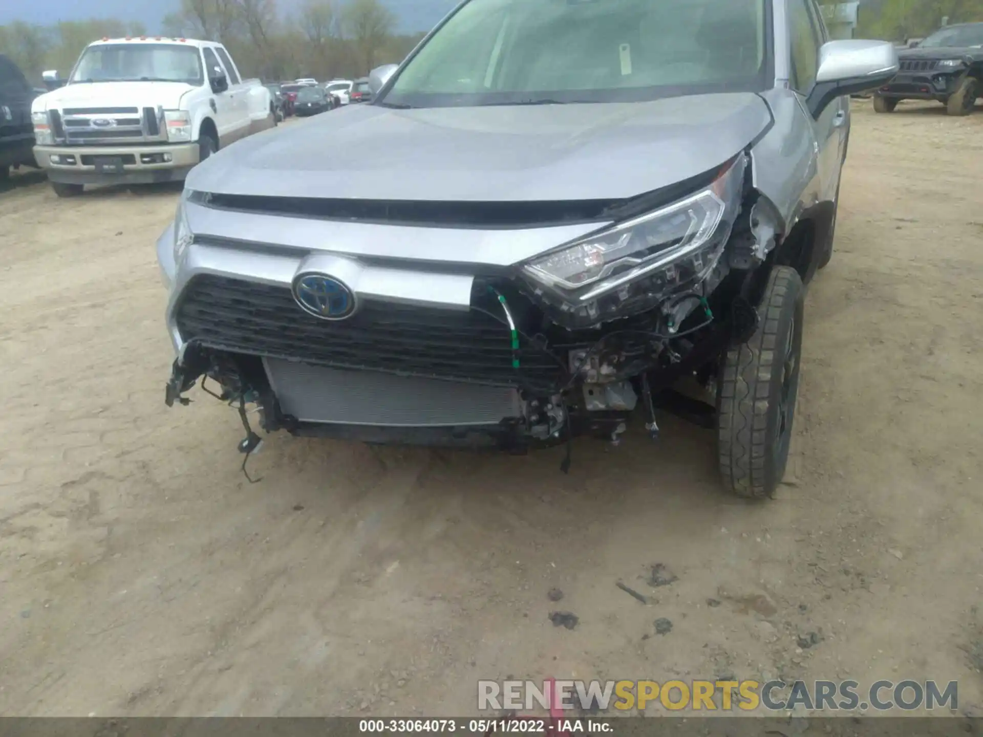 6 Photograph of a damaged car JTMB6RFV0MD033125 TOYOTA RAV4 2021