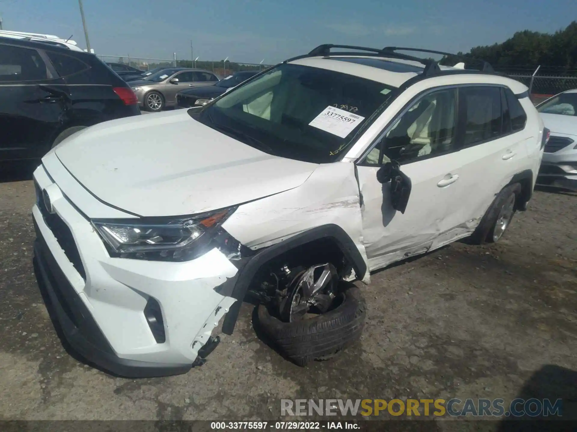 2 Photograph of a damaged car JTMB6RFV0MD035246 TOYOTA RAV4 2021