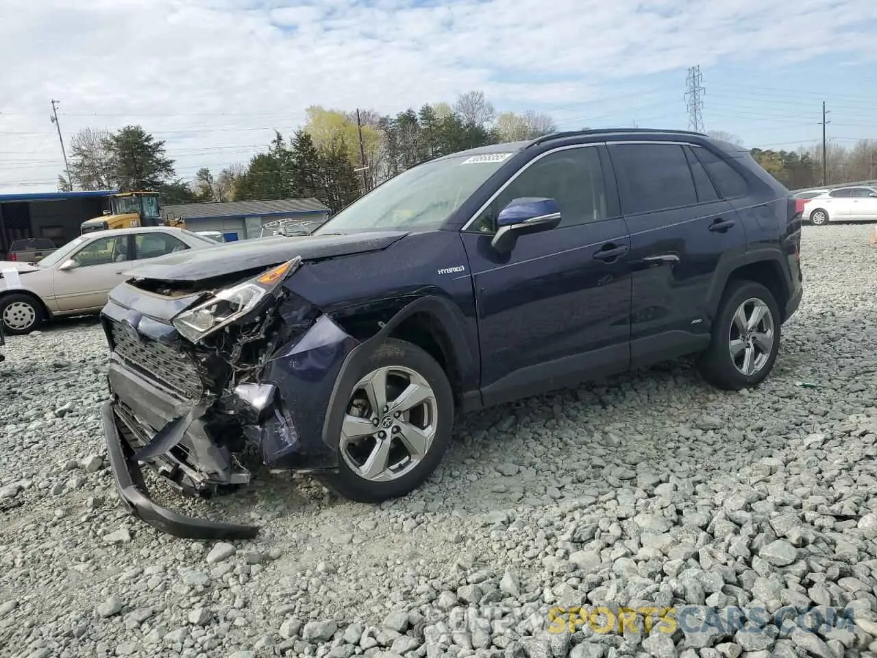 1 Photograph of a damaged car JTMB6RFV1MD038432 TOYOTA RAV4 2021