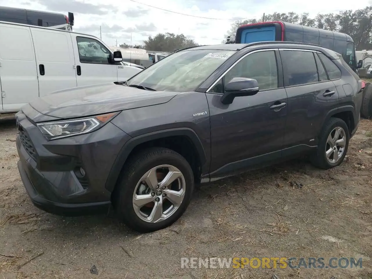 1 Photograph of a damaged car JTMB6RFV1MD040178 TOYOTA RAV4 2021