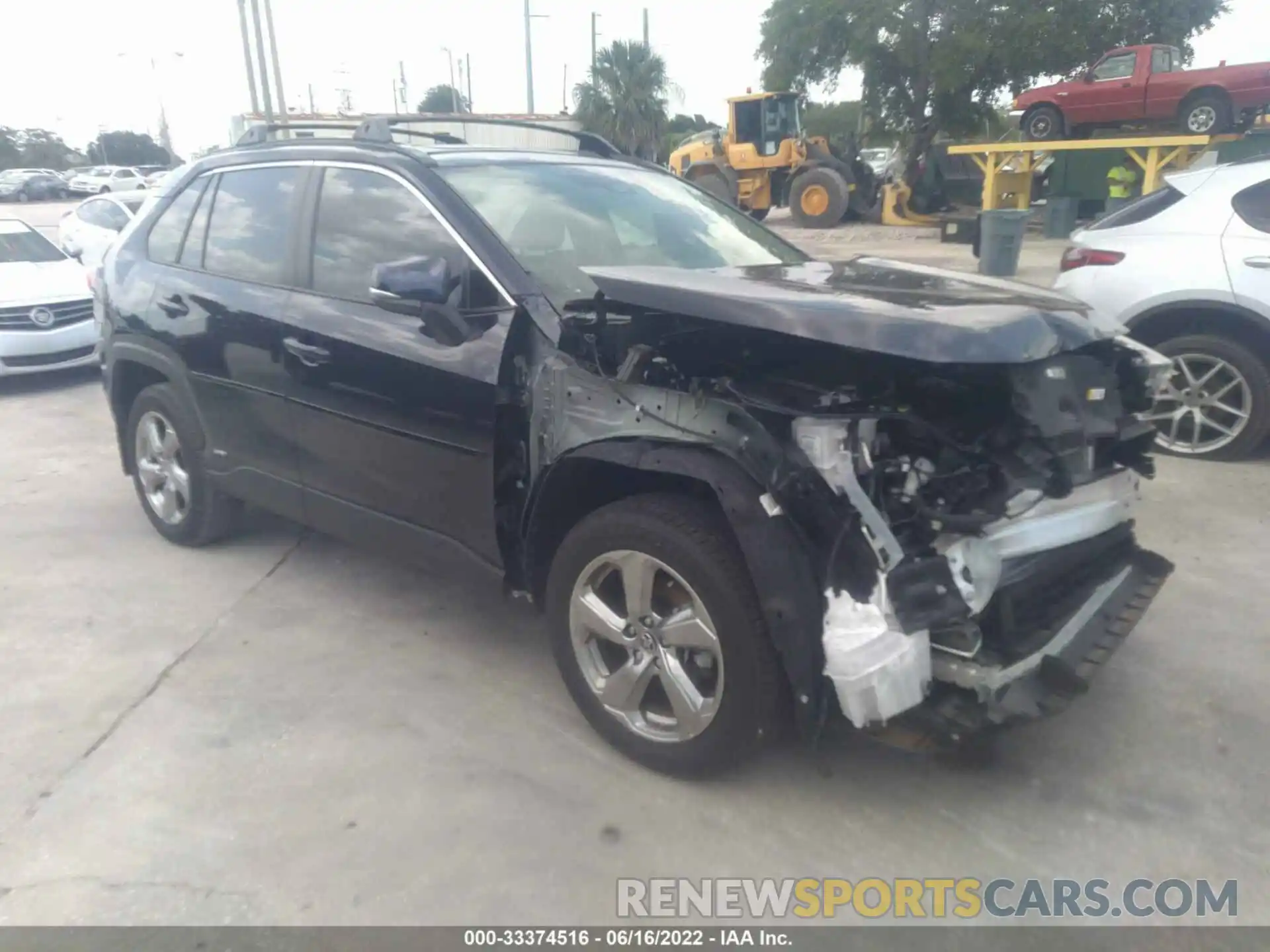 1 Photograph of a damaged car JTMB6RFV2MD040707 TOYOTA RAV4 2021