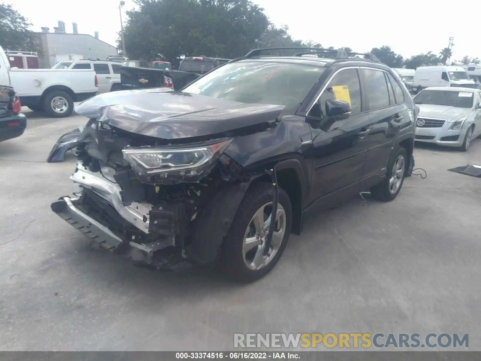 2 Photograph of a damaged car JTMB6RFV2MD040707 TOYOTA RAV4 2021