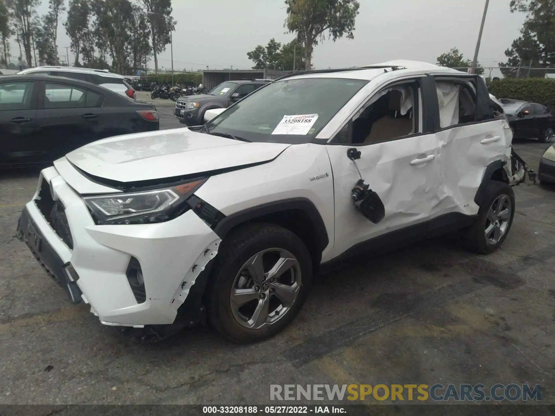 2 Photograph of a damaged car JTMB6RFV3MD009305 TOYOTA RAV4 2021