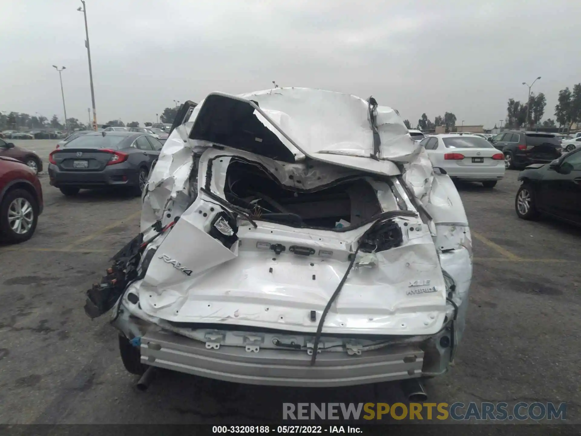 6 Photograph of a damaged car JTMB6RFV3MD009305 TOYOTA RAV4 2021