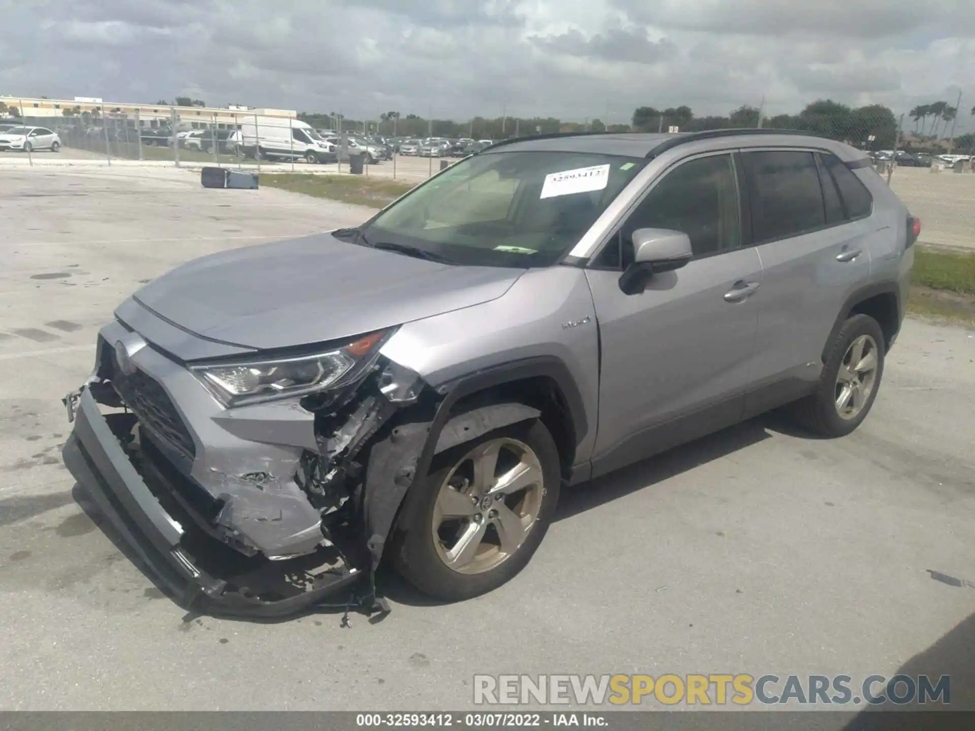 2 Photograph of a damaged car JTMB6RFV3MD029392 TOYOTA RAV4 2021