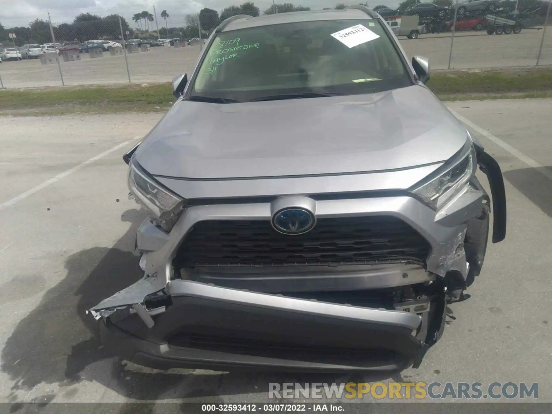 6 Photograph of a damaged car JTMB6RFV3MD029392 TOYOTA RAV4 2021