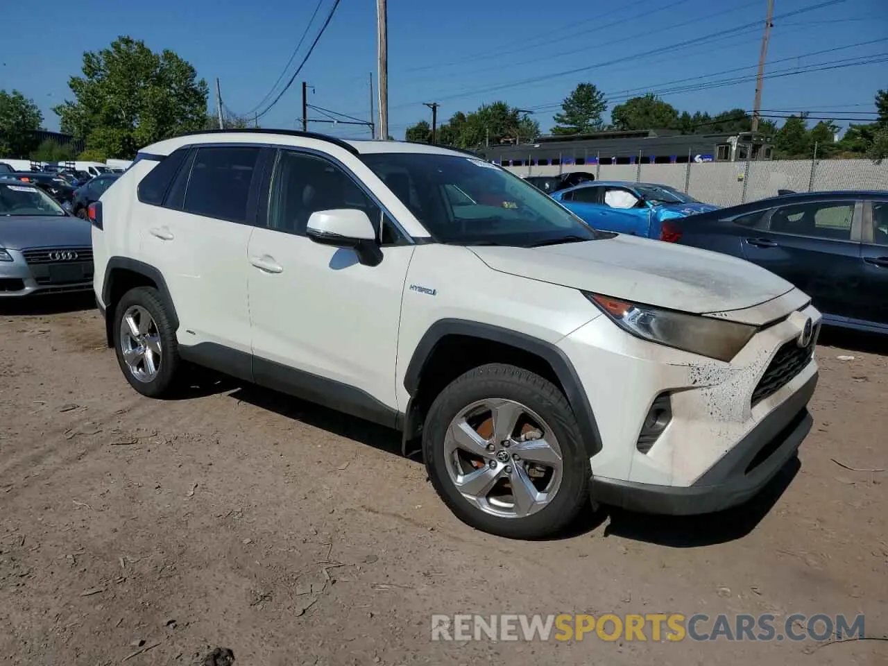 4 Photograph of a damaged car JTMB6RFV3MD040702 TOYOTA RAV4 2021