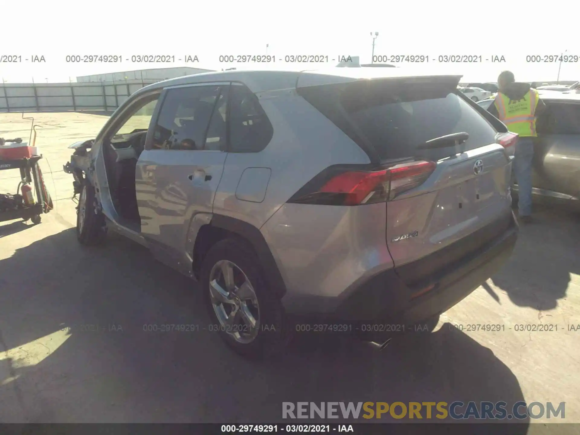 3 Photograph of a damaged car JTMB6RFV4MD008969 TOYOTA RAV4 2021