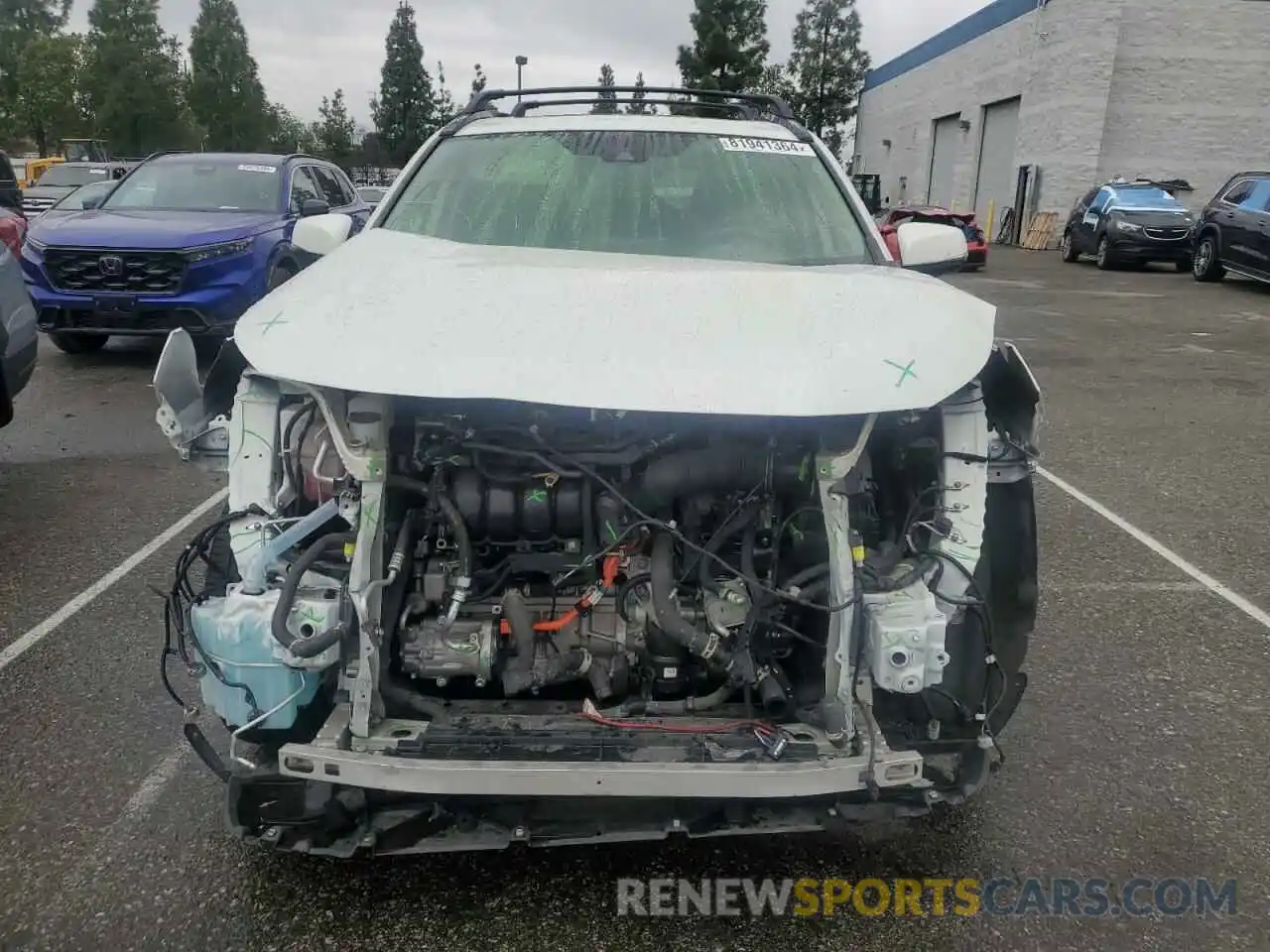 5 Photograph of a damaged car JTMB6RFV4MD039395 TOYOTA RAV4 2021