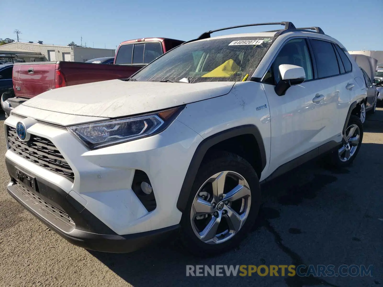 2 Photograph of a damaged car JTMB6RFV6MD007760 TOYOTA RAV4 2021