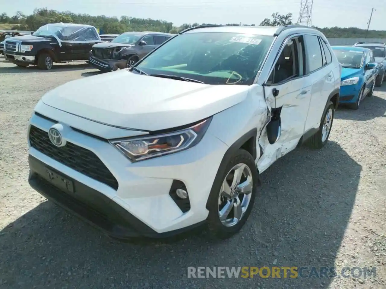 2 Photograph of a damaged car JTMB6RFV9MD038890 TOYOTA RAV4 2021