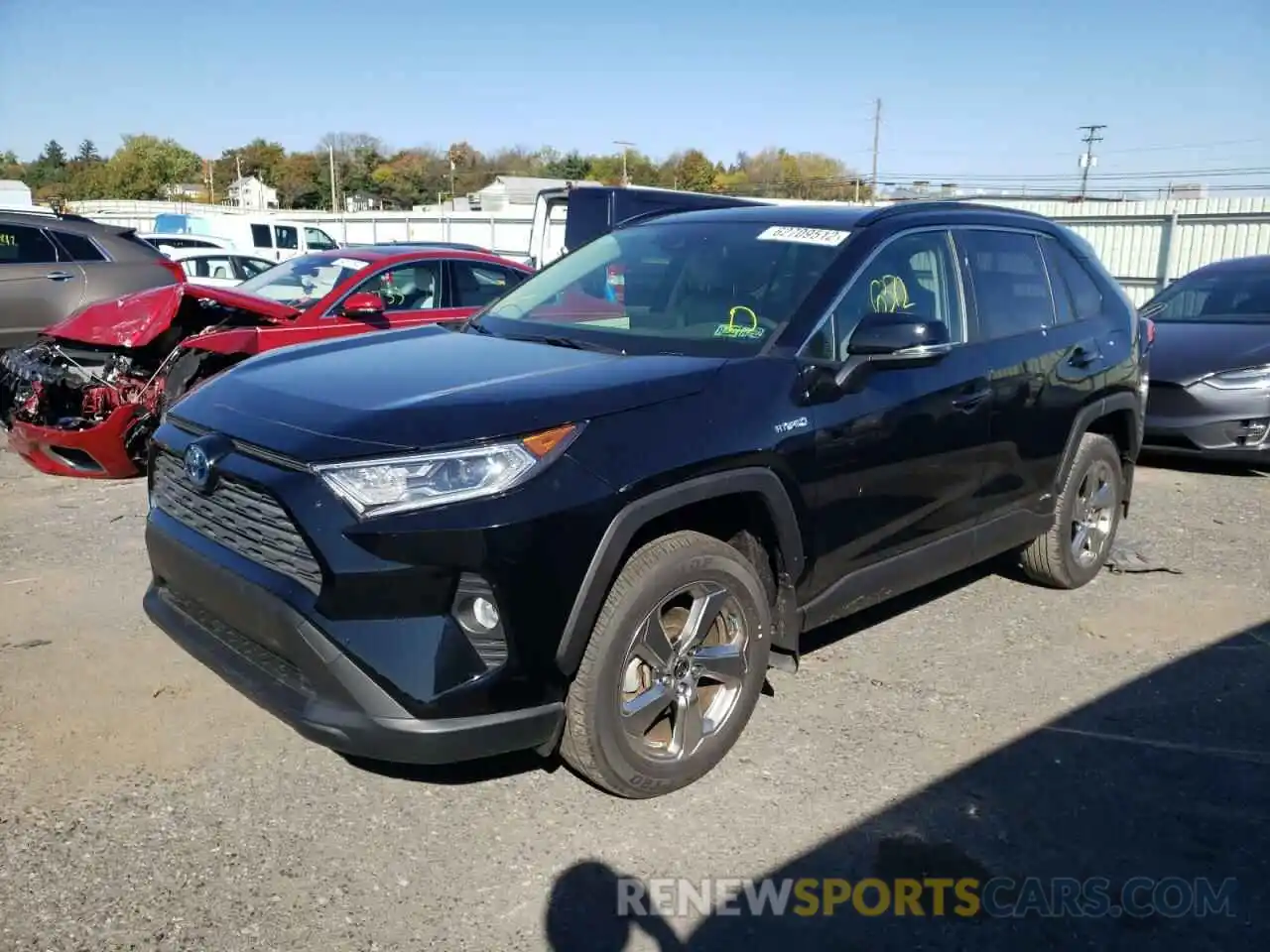 2 Photograph of a damaged car JTMB6RFV9MD040560 TOYOTA RAV4 2021