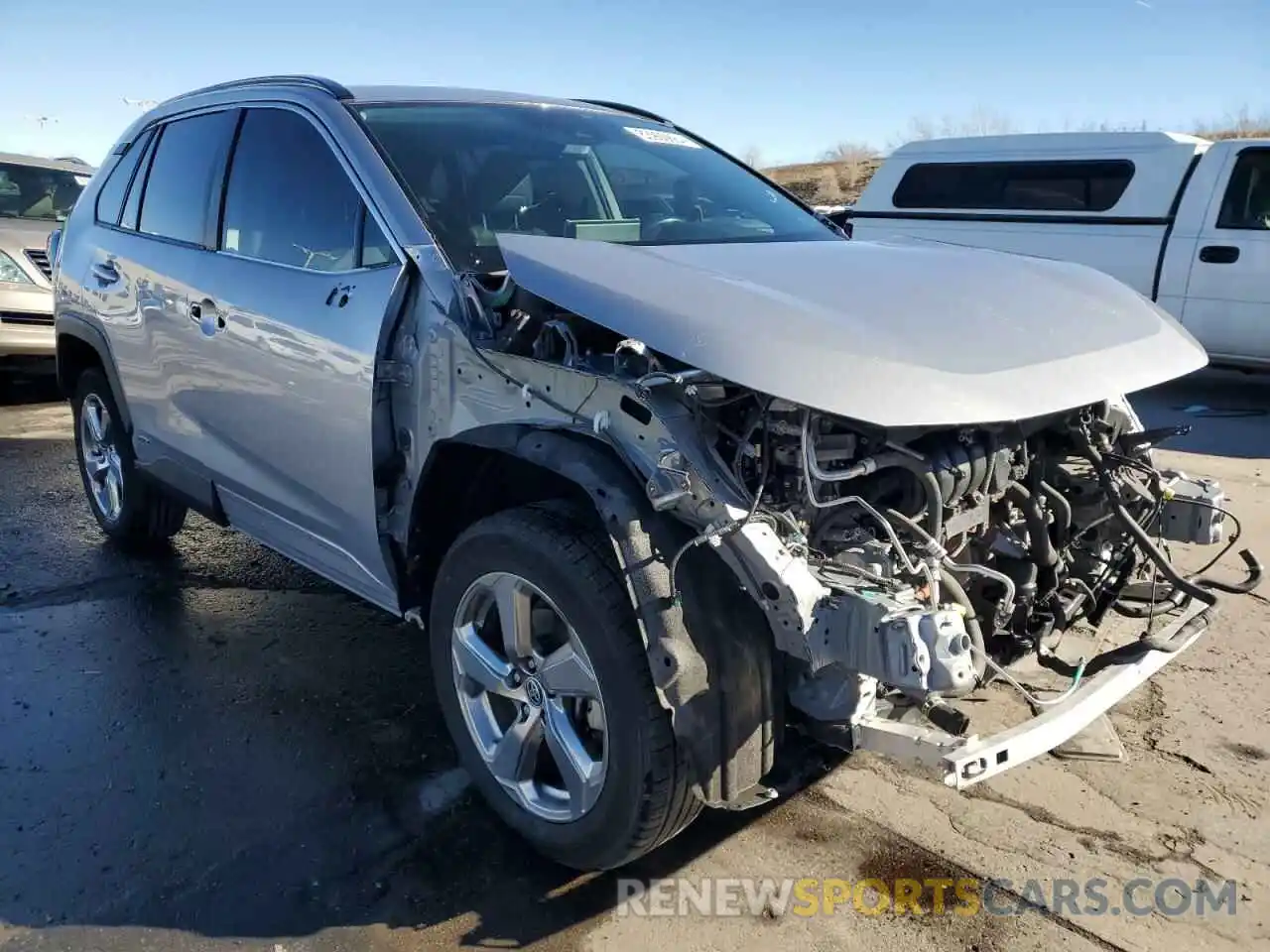 4 Photograph of a damaged car JTMB6RFVXMD013318 TOYOTA RAV4 2021