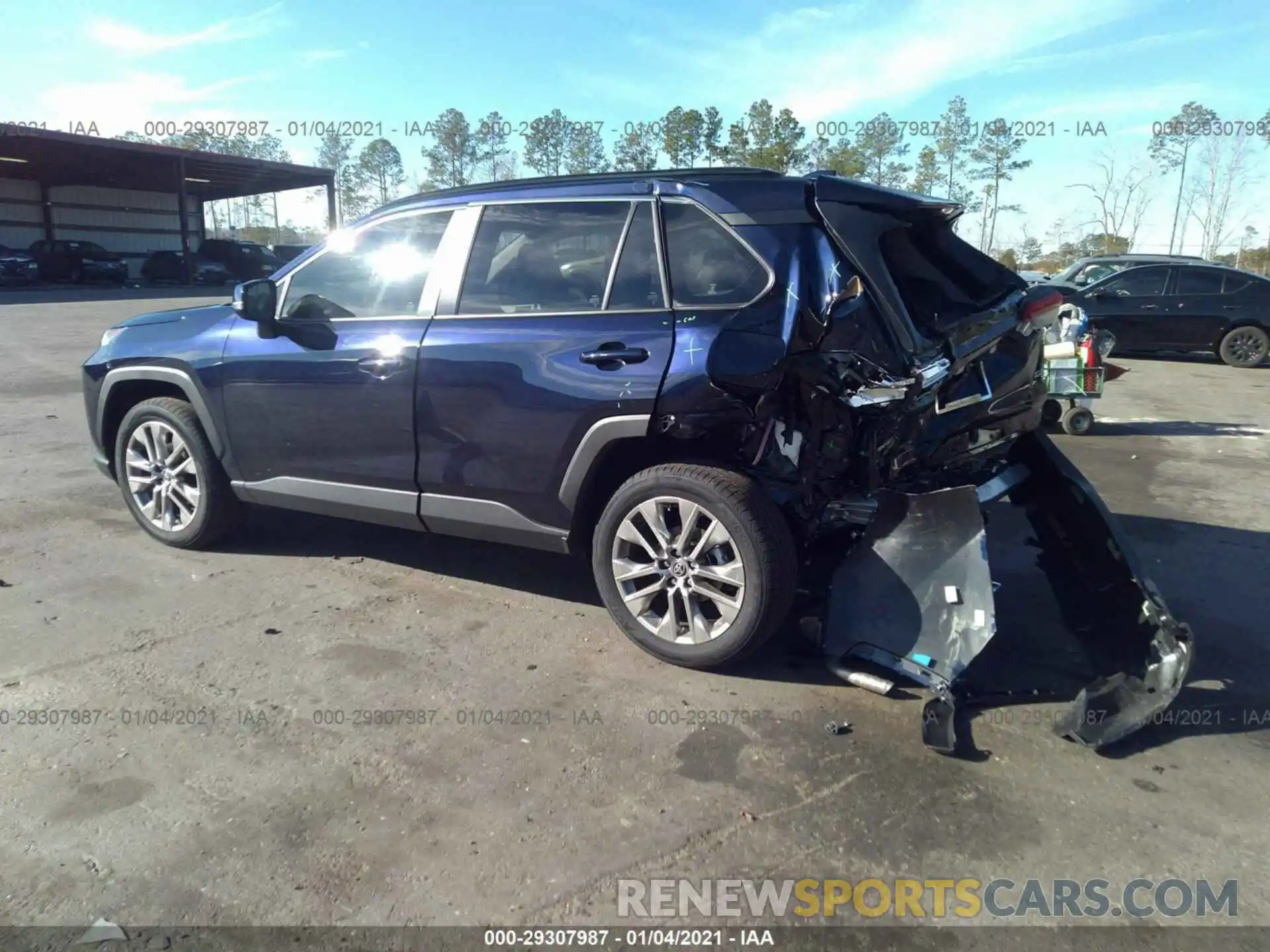 3 Photograph of a damaged car JTMC1RFV0MD063146 TOYOTA RAV4 2021