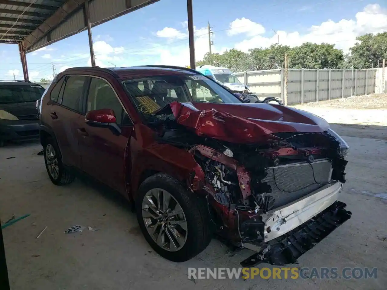 1 Photograph of a damaged car JTMC1RFV2MD064489 TOYOTA RAV4 2021